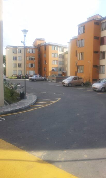 The first block of apartments