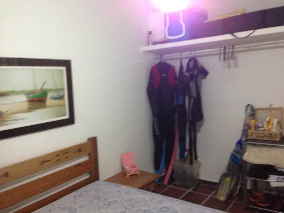 Quarto de casal, suite.