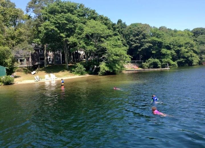 Beautiful vacation home on MashpeeWakeby Pond Houses for Rent in