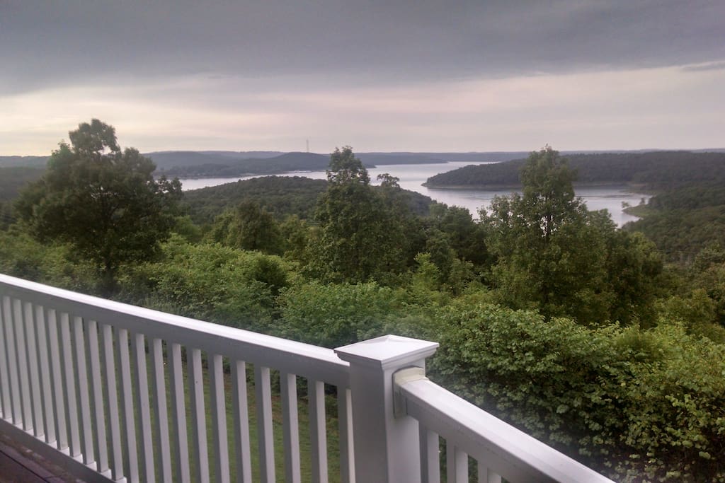 Upstairs balcony outside your room