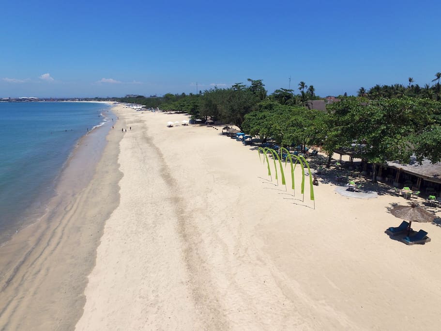 Jimbaran beach.