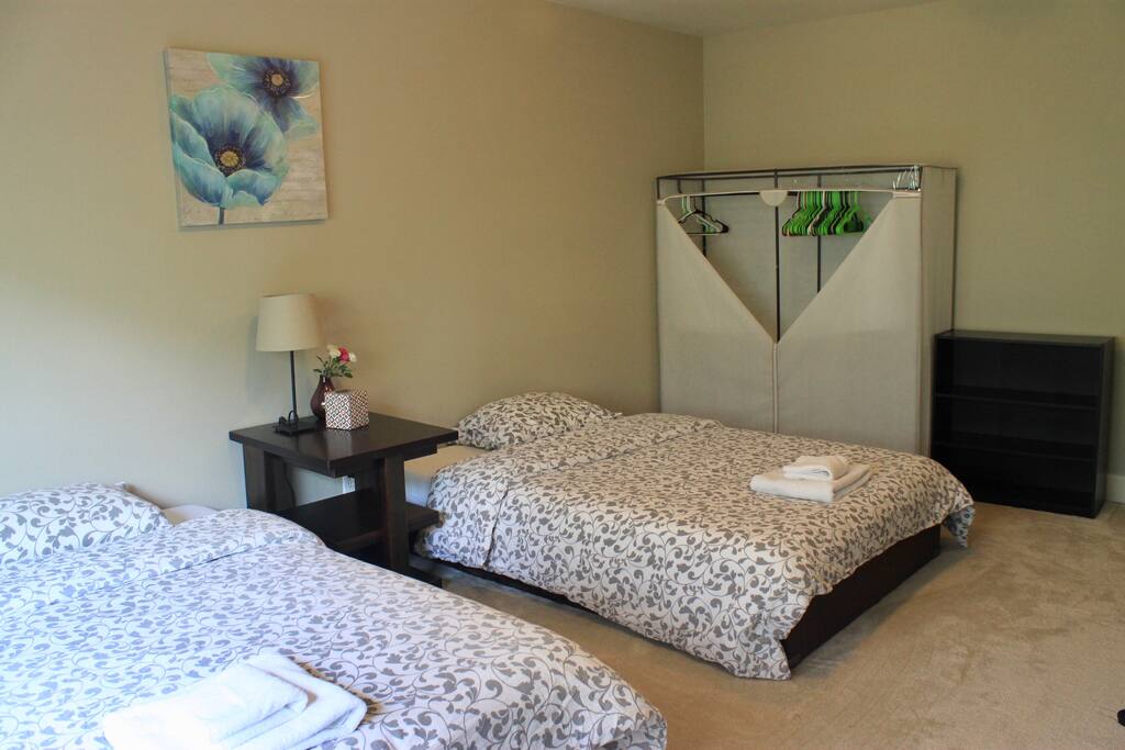 Bedroom with two queen beds