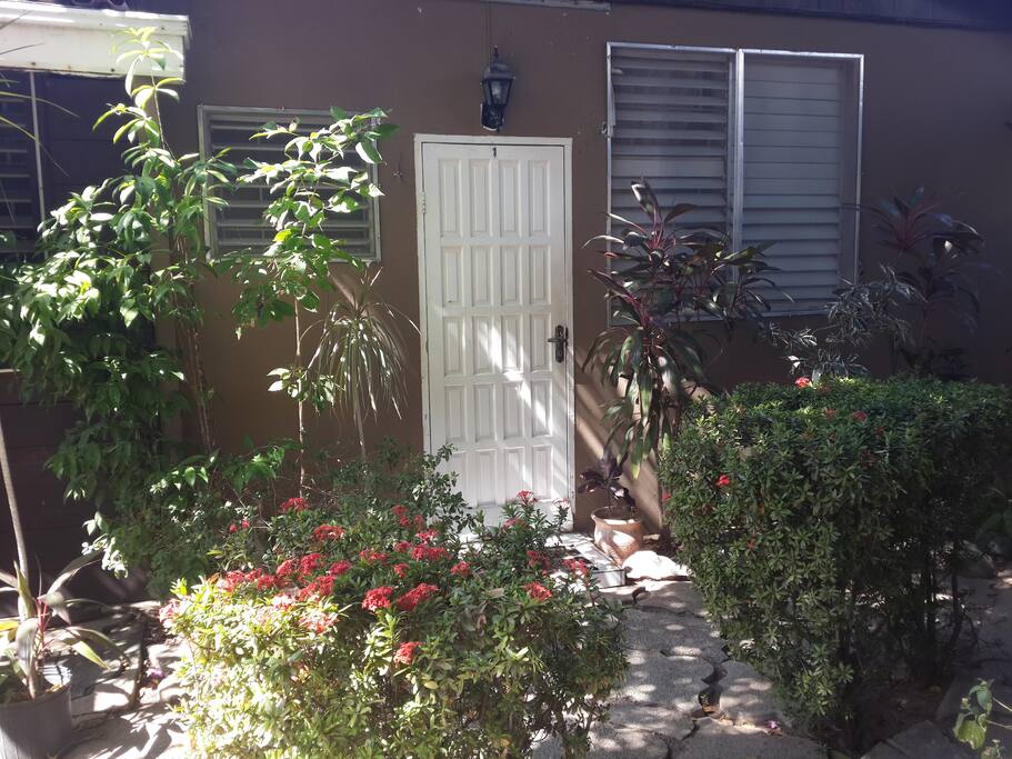 It is your own studio apartment and their are no shared facilities