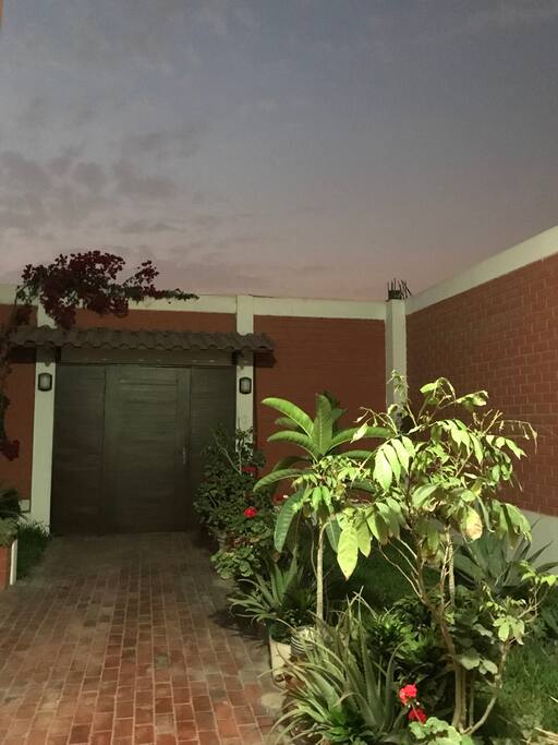 Entrada de la casa