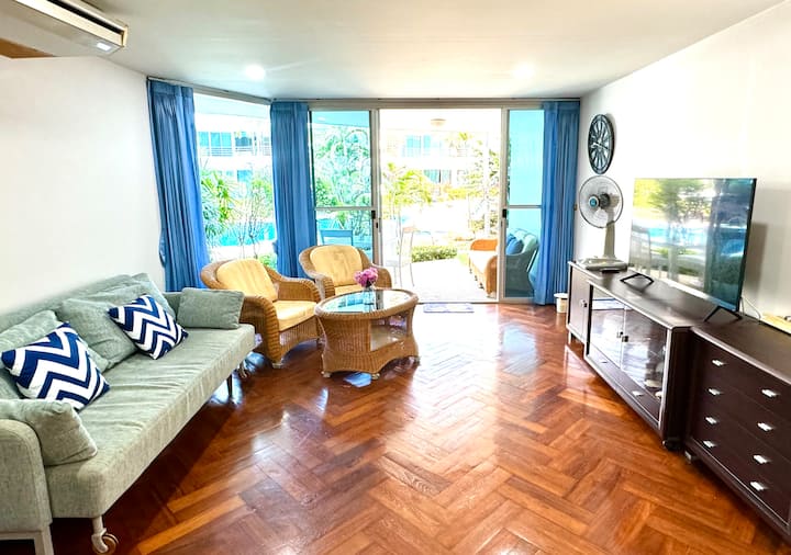 Beachfront 2br Poolaccess & Privatediningterrace - Hua Hin