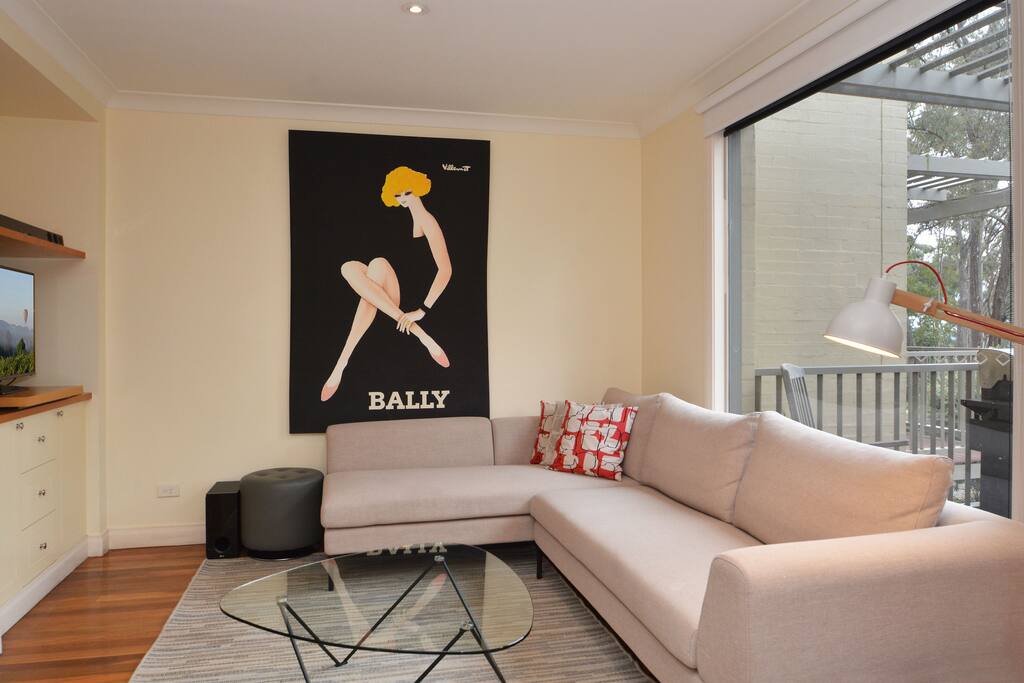 Comfortable Lounge with Foxtel