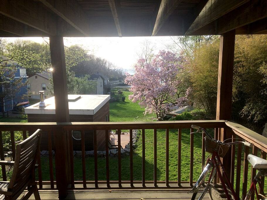 View from the deck!