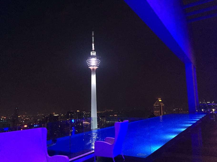 The tallest Infinity Pool in KL (KL Tower View)