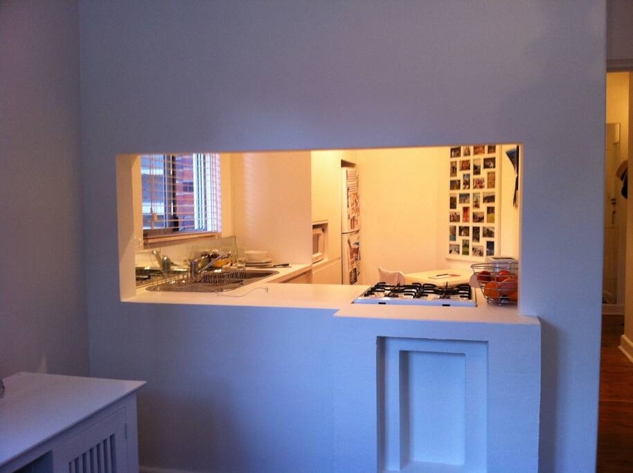 View from lounge room to kitchen