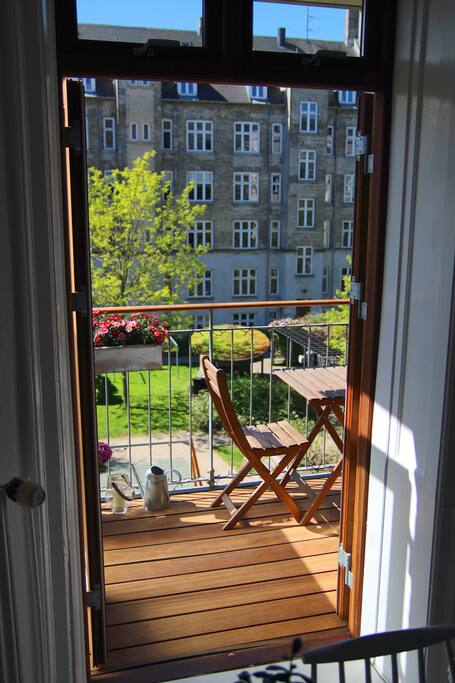 Door to the terrace