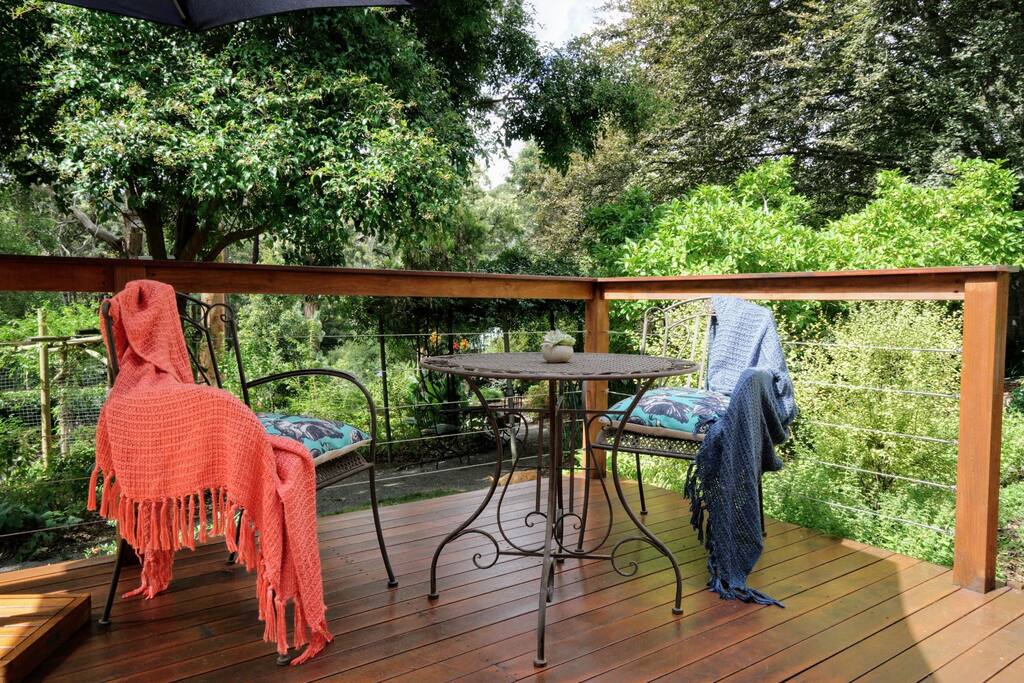 Imagine sitting on the deck overlooking the garden