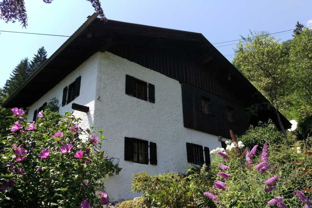 Haus im Frühling