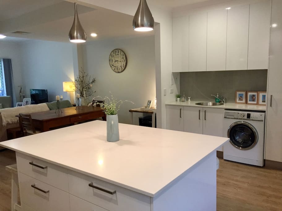 Open plan living area