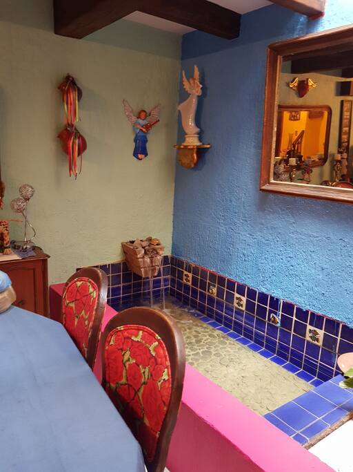 fuente al interior, muy relajante