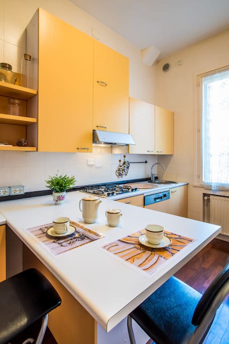 fully furnished kitchen
Cucina