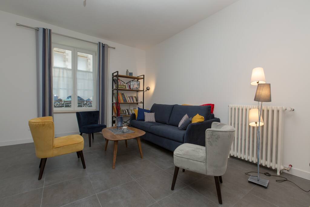 un salon confortable et convivial