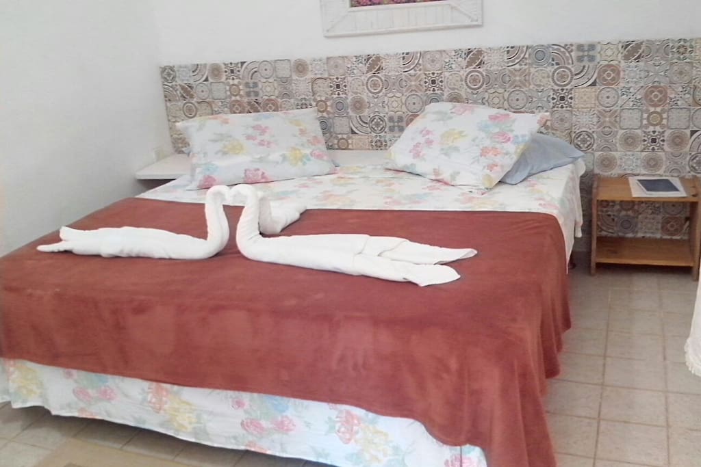 Quarto de casal reversível para 2 camas de solteiro