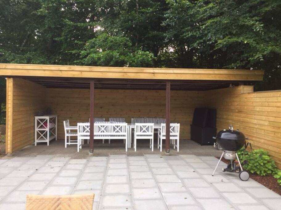 Den overdækkede terasse/ Covered Terrace