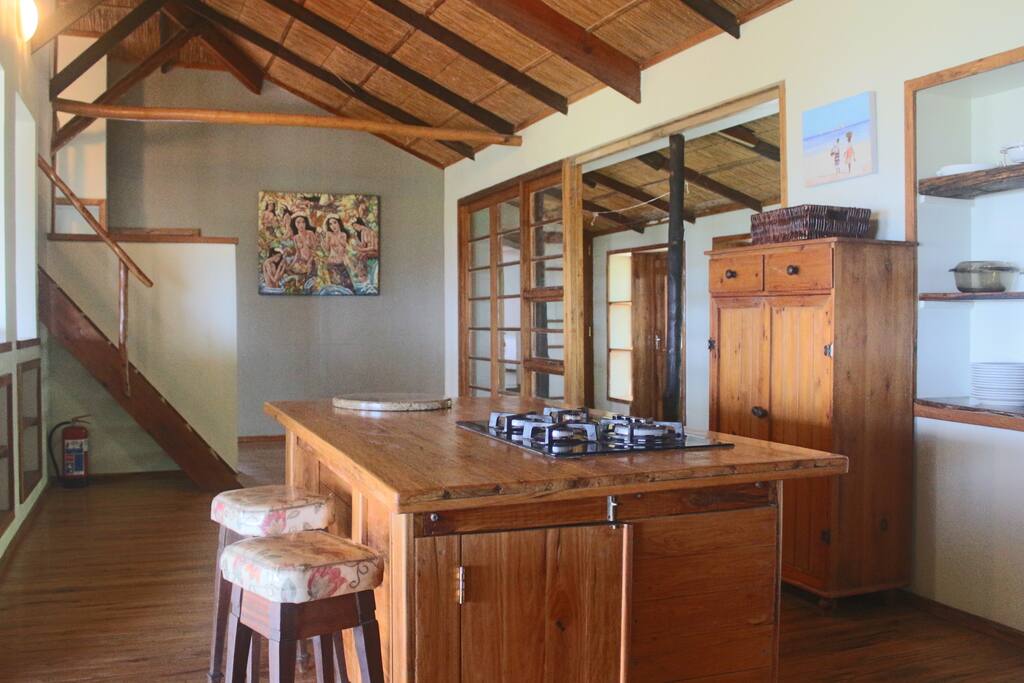 Spacious Kitchen. Gas Stove, Fridge/Freezer Etc