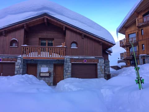 Val Thorens center station chalet 15 people