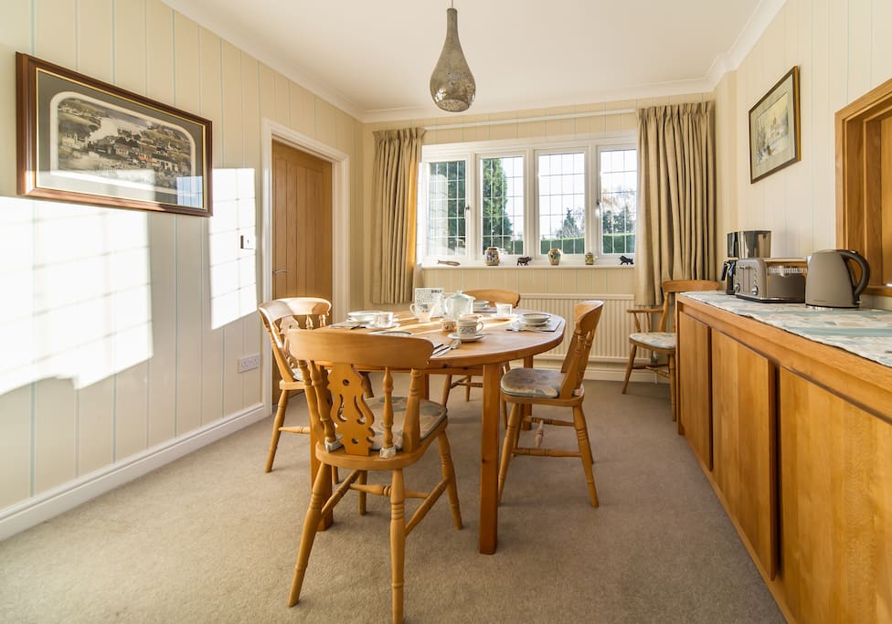 Dining room where a self service breakfast will be available.