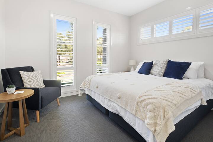 Retreat from the main bustle of the house to Bed 2 which offers privacy and has it's own ensuite