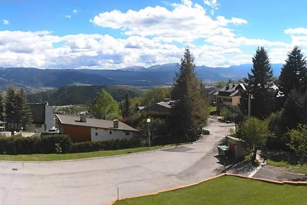 Vue panoramique du balcon