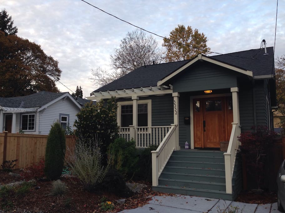 The beautiful front of the home.