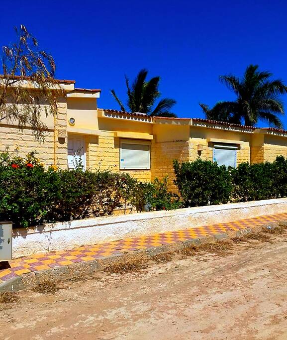 Outside view of Villa
