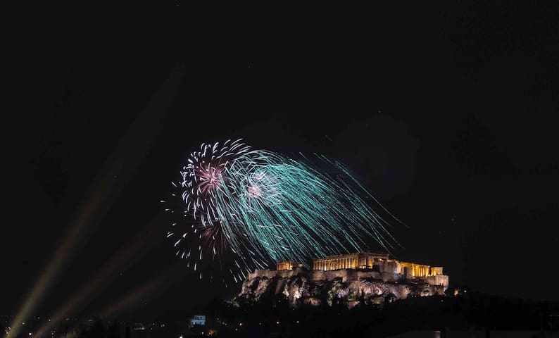 Vasilis Home. Central Athens. Under Acropolis