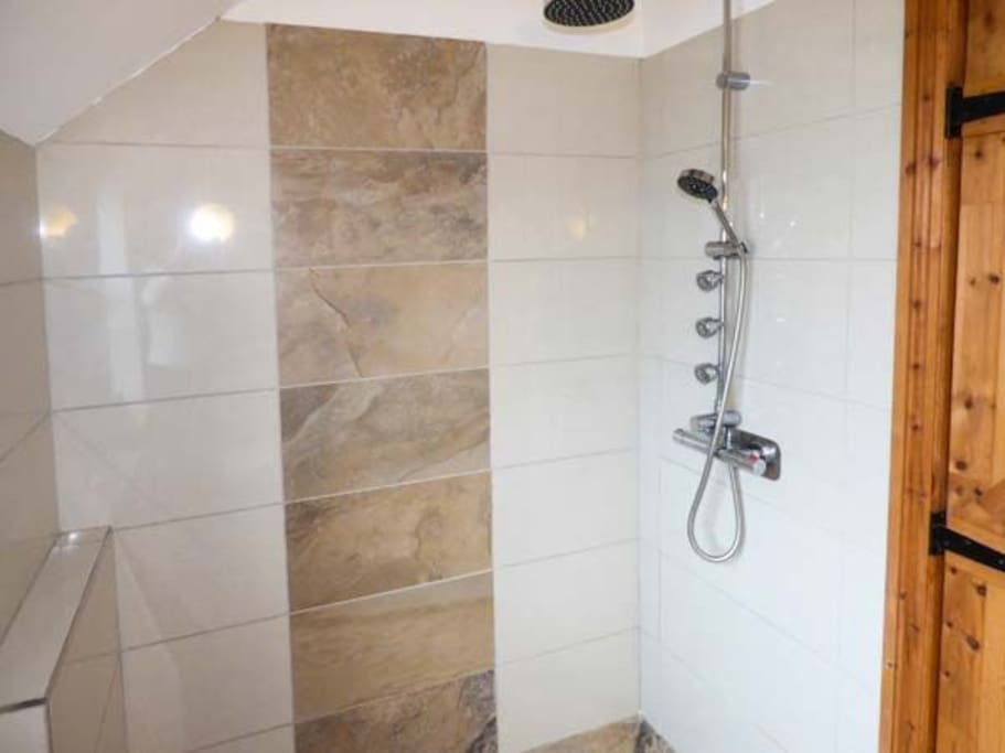 Shower in the bathroom