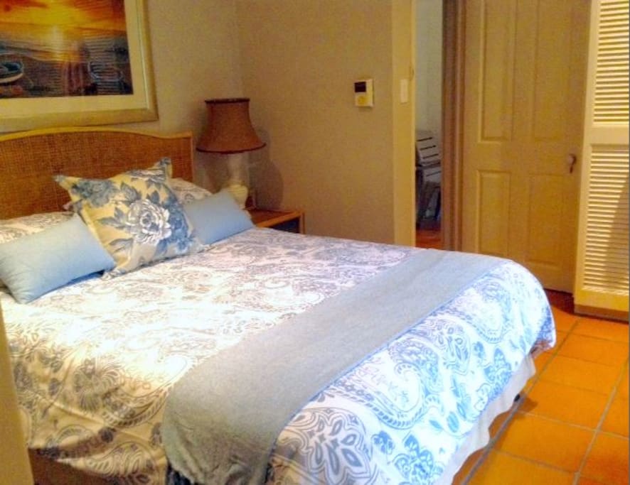 Main bedroom with queen size bed