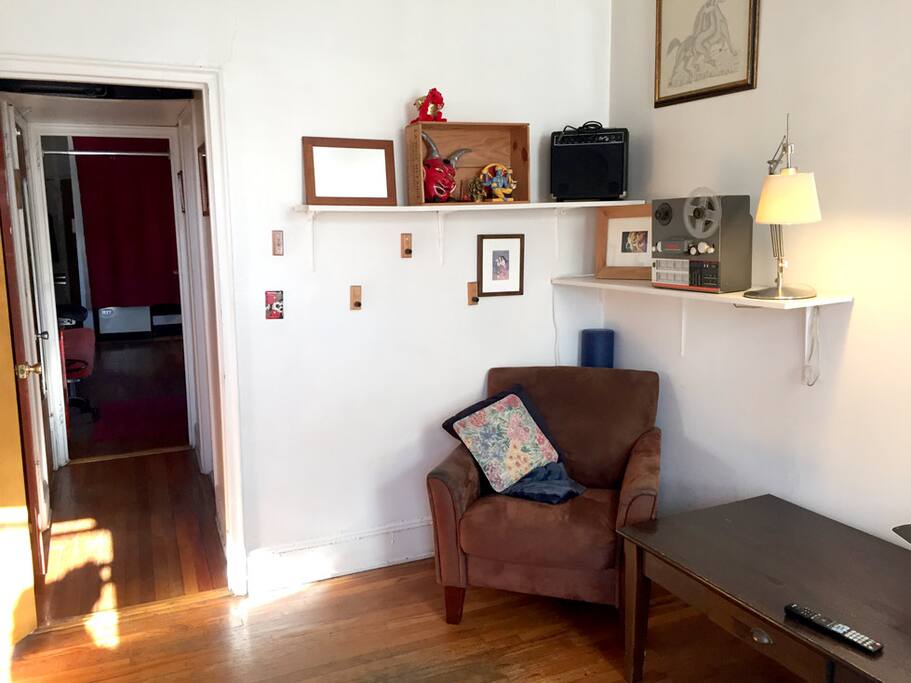 Front room, view from the window.