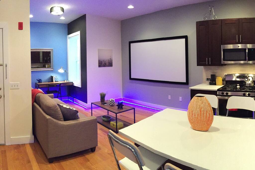 92 " Screen with Projector