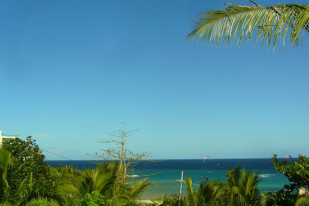 Ocean View from this Duplex North Apt.