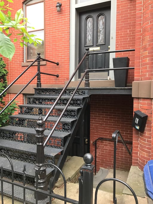 English basement entrance