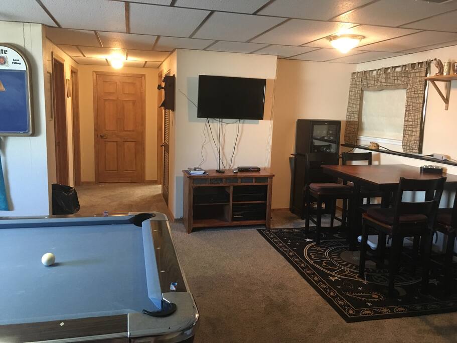 Private common space. Private bath to the Left and Bedroom to the Right