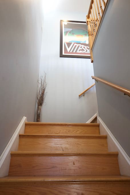 Stairs to your unit.