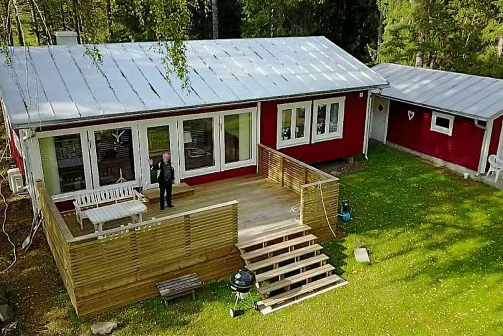 Flygbild stugan