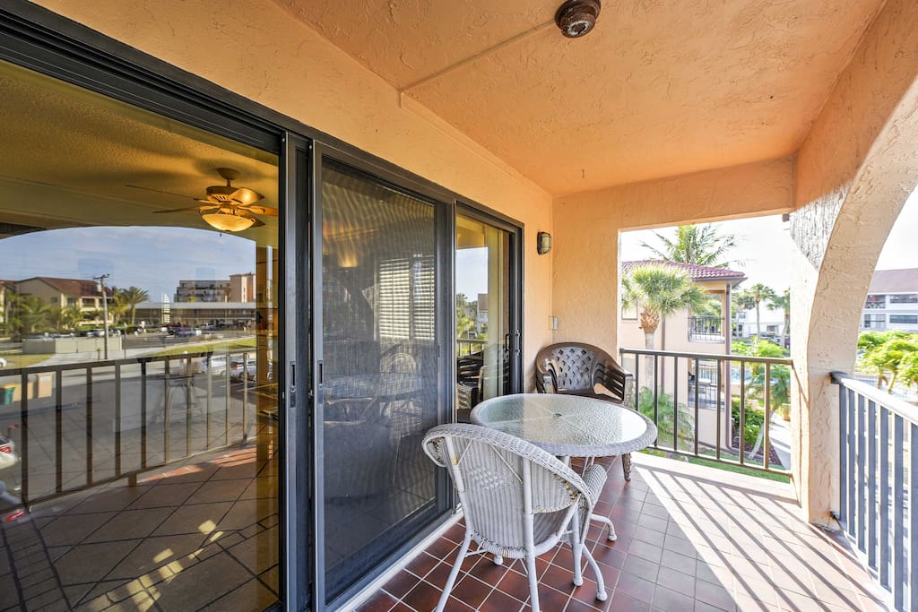Early risers will look forward to sipping their morning coffee outside on the private balcony.