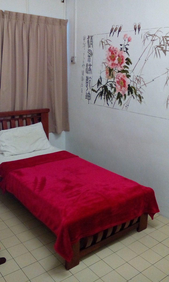 Room 5 - 1 single bed with air conditioned.