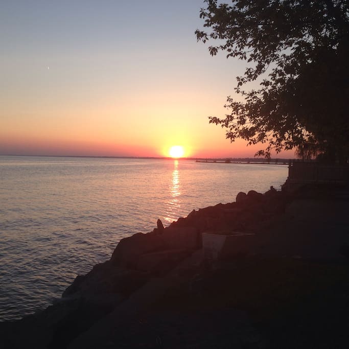 Sunset from the deck