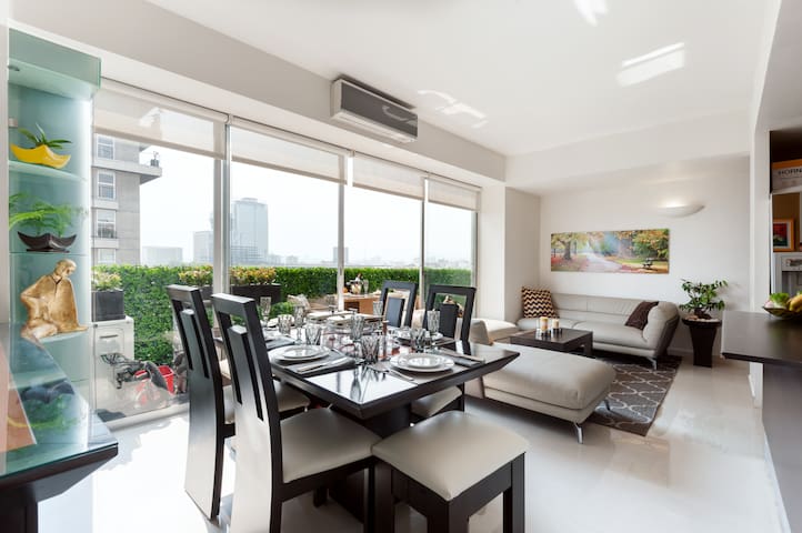 Bello departamento, con AC y todo lo que necesitas