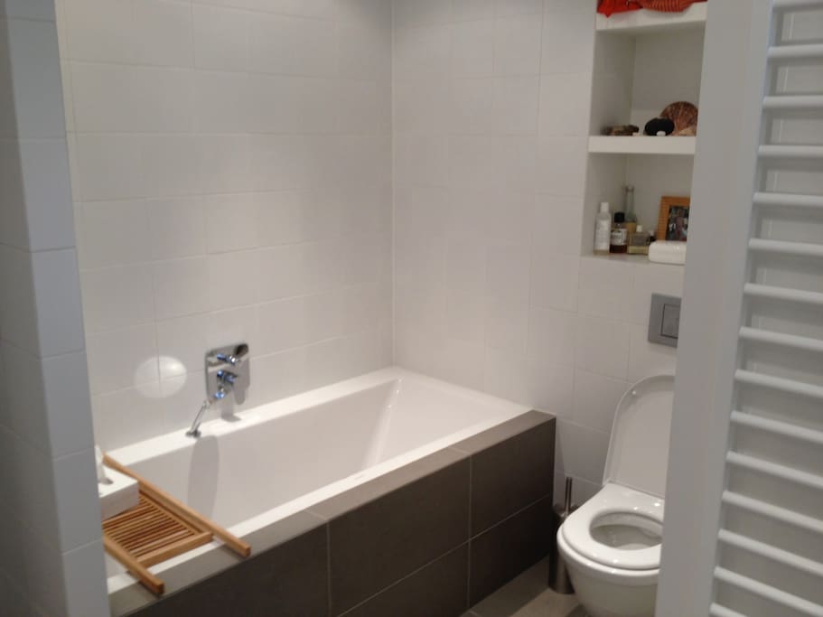 bath in bathroom