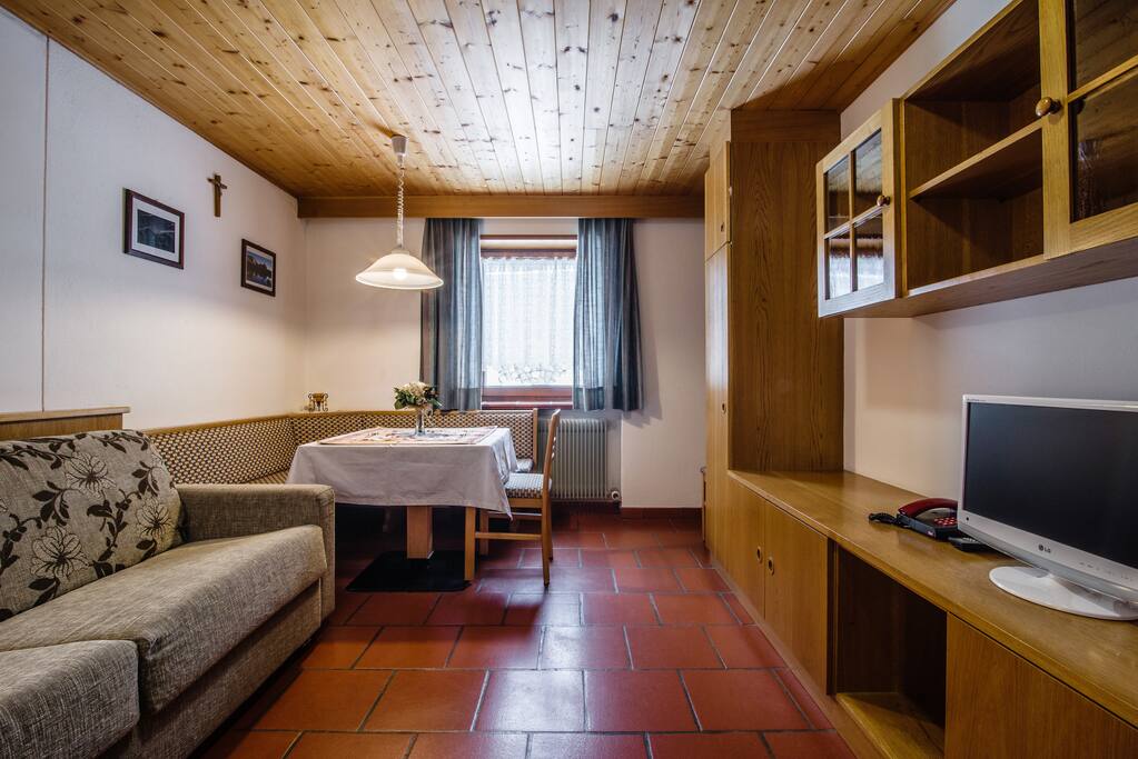 soggiorno con divano letto