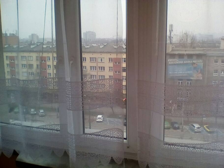 View from the window towards Ulica Królewska