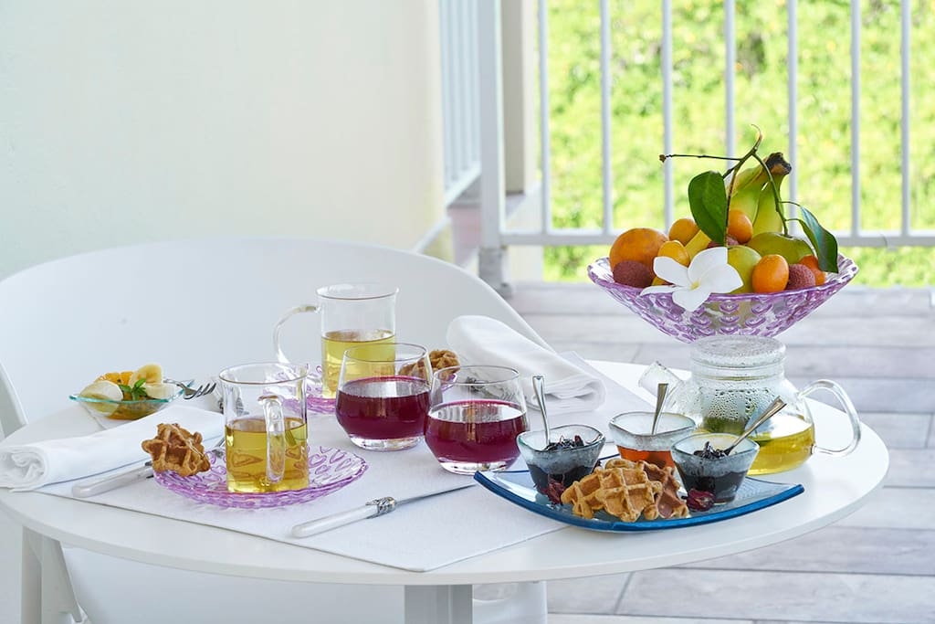 Petits déjeuner à base de fruits de saison