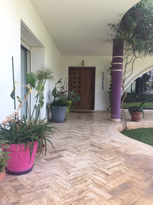 Entrée de la villa