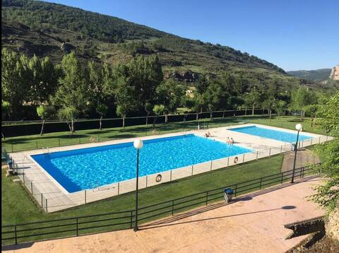 Chalet with pool in Verano.