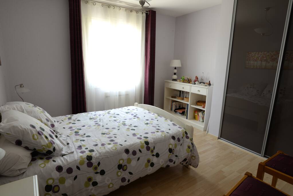 La chambre n°1 donne sur le jardin
